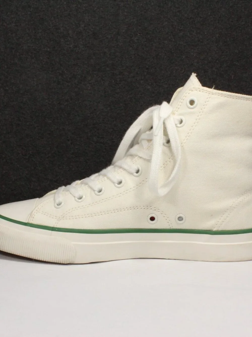 PF Flyers Bob Cousy All American Hi Top Sneaker White Mens Size 8 Womens 9.5